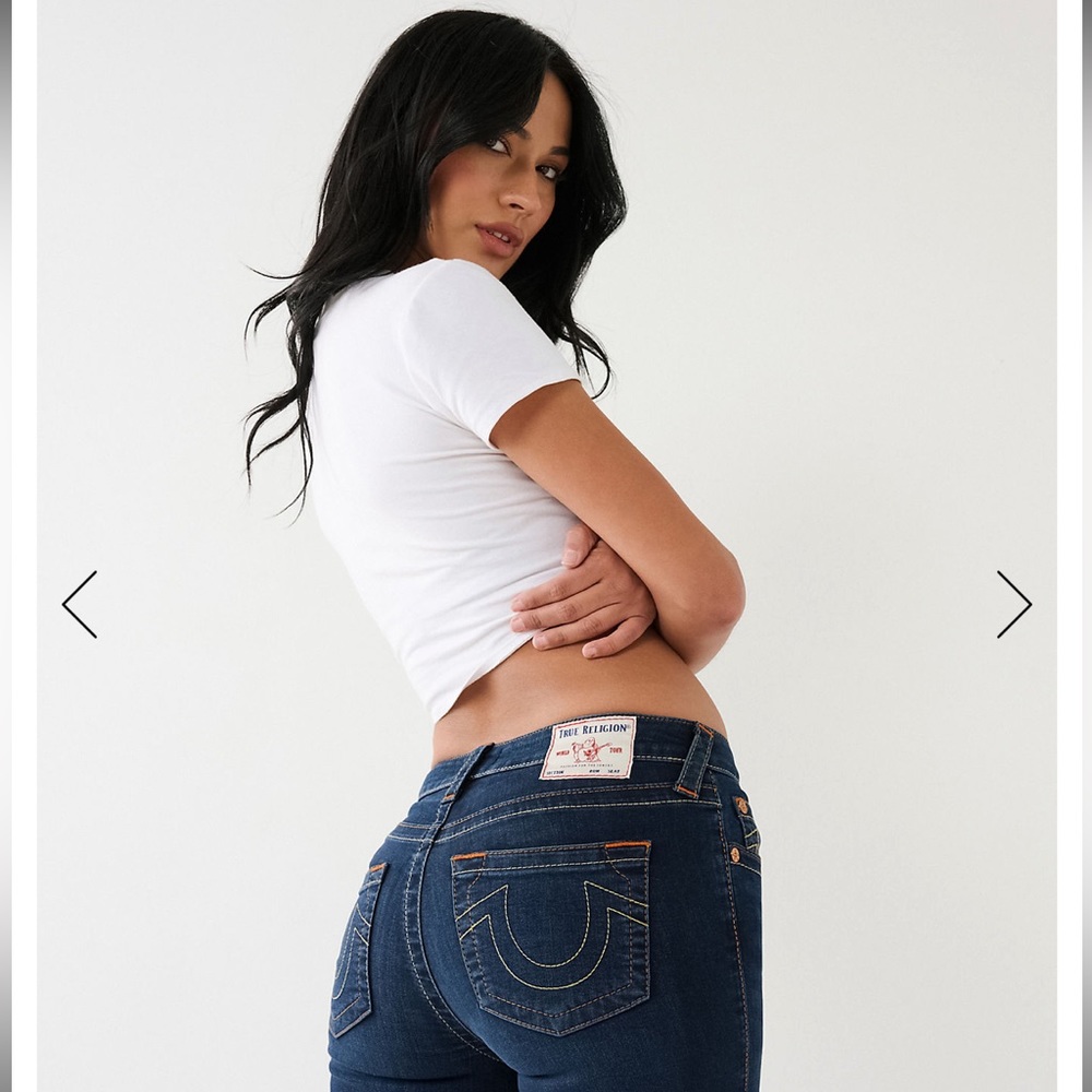 True Religion JENNIE MID RISE CURVY SKINNY JEAN
